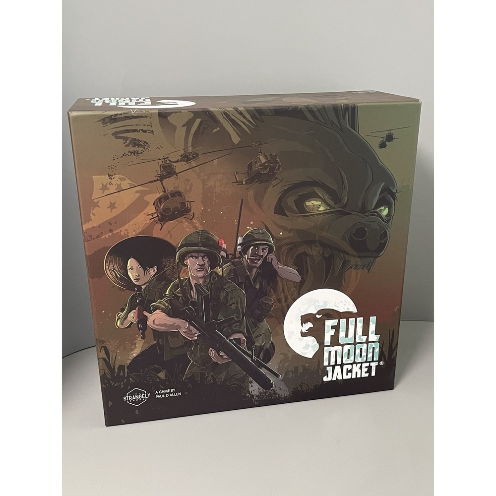 Full Moon Jacket- Strangely Games - New In Box -Paul D Allen- Kickstarter